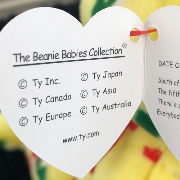 Ty Vintage Beanie Baby Pinata the Bear Plush Rare NEW - Collectible - Picture 9 of 11